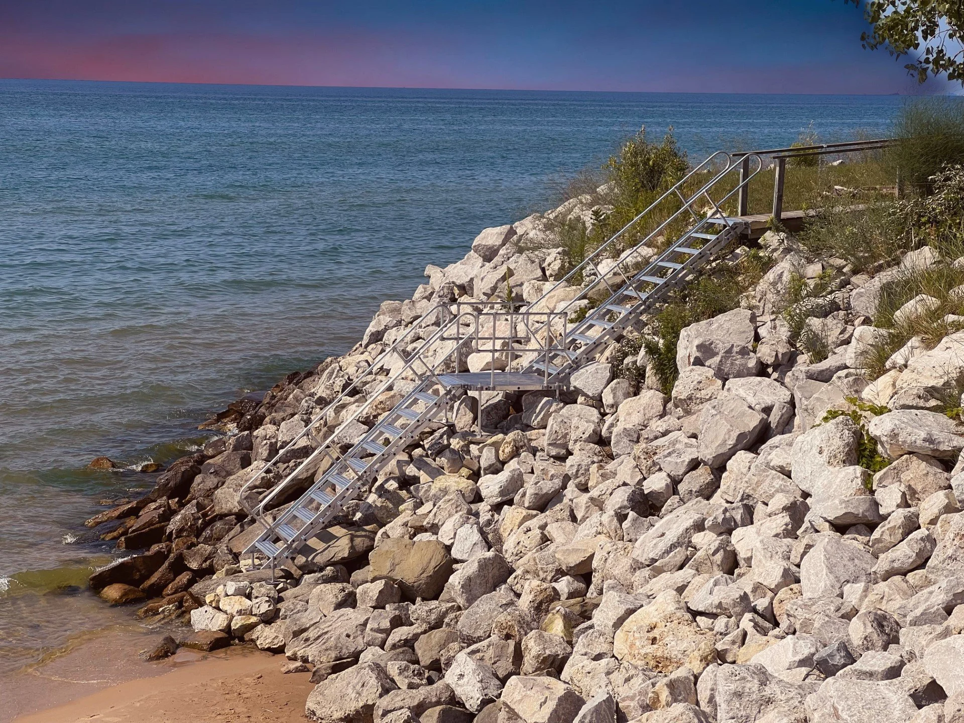 Removable Aluminum Stairs — Alumidock